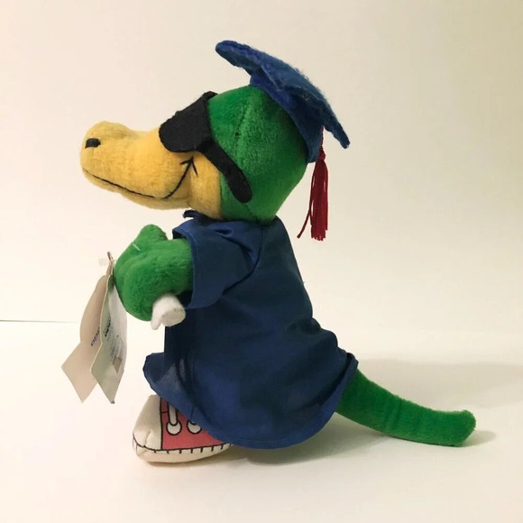 Vtg See You C U Later Alligator Graduation Plush Applause Doll 8 Inch Tall - Picture 7 of 16